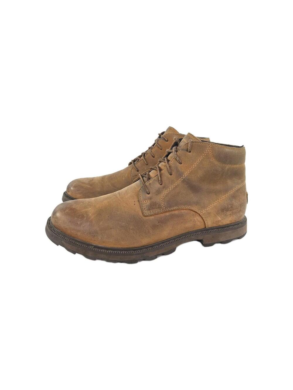 Sorel Mens Madson II Boot Size 9.5 Brown Waterproof Lace Up Chukka Lug Sole